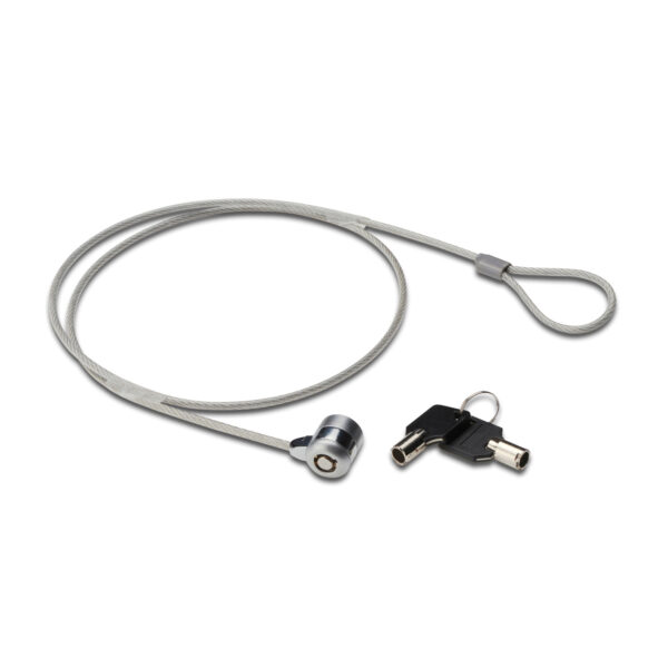 EW1242 cable antirrobo Negro, Acero inoxidable 1,5 m