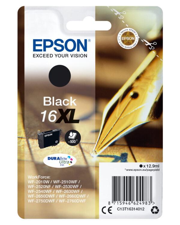 Pen and crossword Cartucho 16XL negro