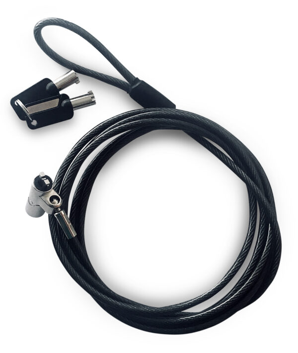 Securitee cable antirrobo Negro 2 m