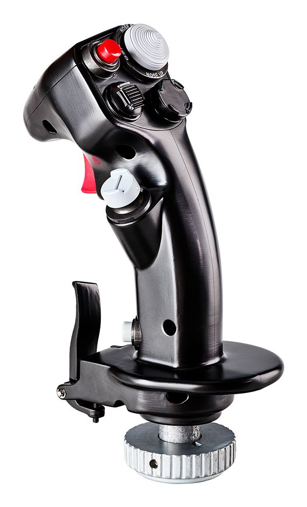 2960848 mando y volante Negro, Rojo, Blanco Simulador de Vuelo Analógico PC