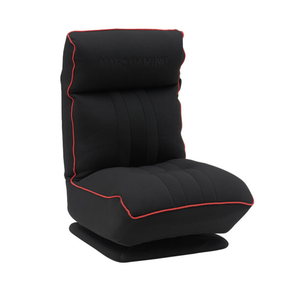 MGC-THRONE, Sofá Gaming Ergonómico, Base con Rotación 360°, Respaldo y Reposacabezas Ajustables, Espuma de Alta Densidad, Diseño Versátil Plegable, Sofá PC con Estructura Robusta, Rojo