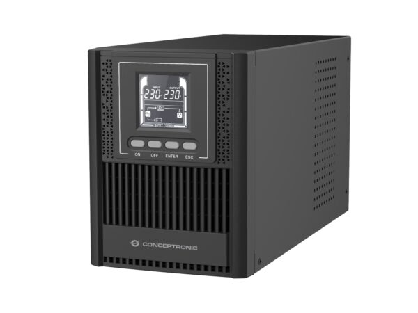 ZEUS52ES1K sistema de alimentación ininterrumpida (UPS) Doble conversión (en línea) 1 kVA 900 W 3 salidas AC