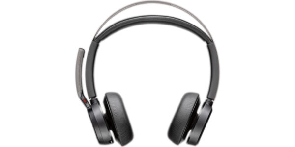 Auriculares Poly Voyager Focus 2 USB-C-C + adaptador USB-C/A + base de carga