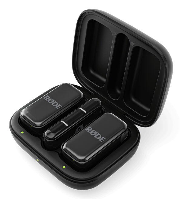 Wireless Micro Negro Micrófono con pinza de enganche