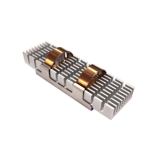 HS-M2SSD-02 sistema de refrigeración para ordenador Unidad de estado sólido Disipador térmico/Radiador Verde