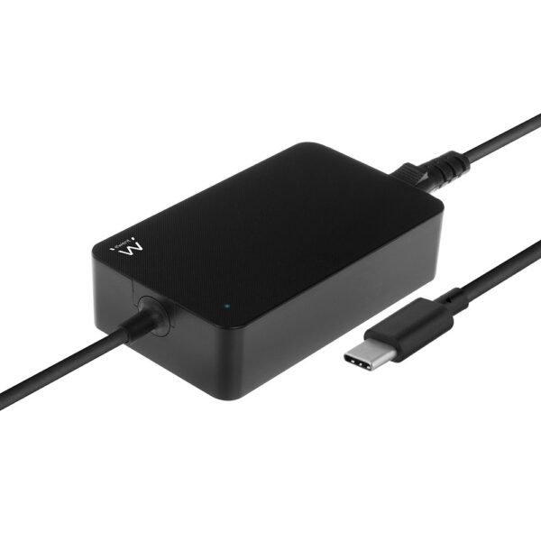 EW3980 adaptador e inversor de corriente Interior 65 W Negro
