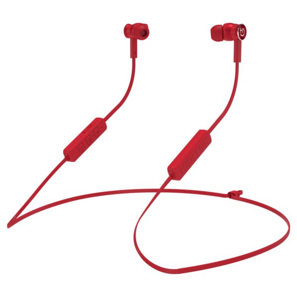 AKEN Auriculares Dentro de oído, Banda para cuello Bluetooth Rojo