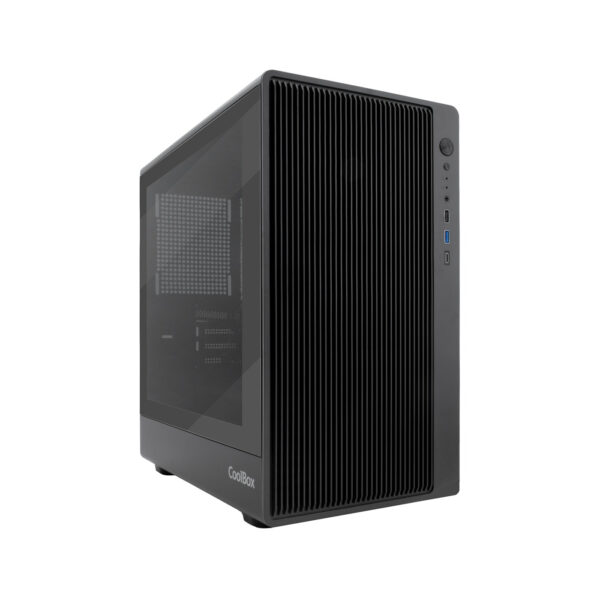 GAMING CAJA MATX GM350 DARKFACE USB-C 3.2 GEN1 CRISTAL AHUMADO