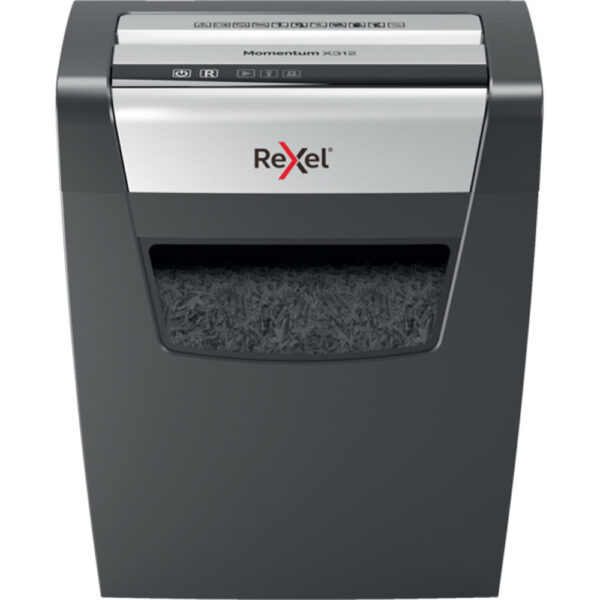 Momentum X312 triturador de papel Corte en partículas 62 dB Negro, Gris