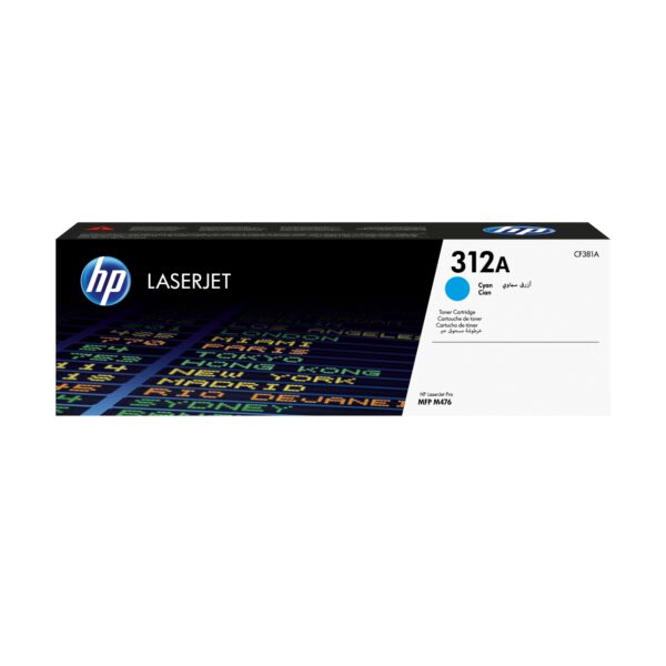 Cartucho de tóner 312A cian para LaserJet