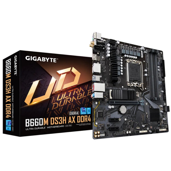 B660M DS3H AX DDR4 placa base Intel B660 LGA 1700 micro ATX