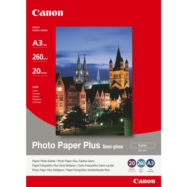 1686B026 papel fotográfico A3 Semi-brillo