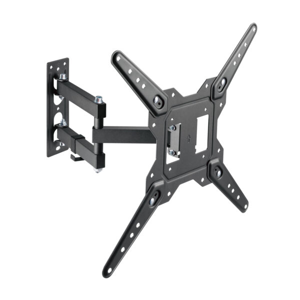 Soporte Eco Giratorio, Inclinable Para Monitor/TV 30kg (3 Pivotes) De 23-55, Negro