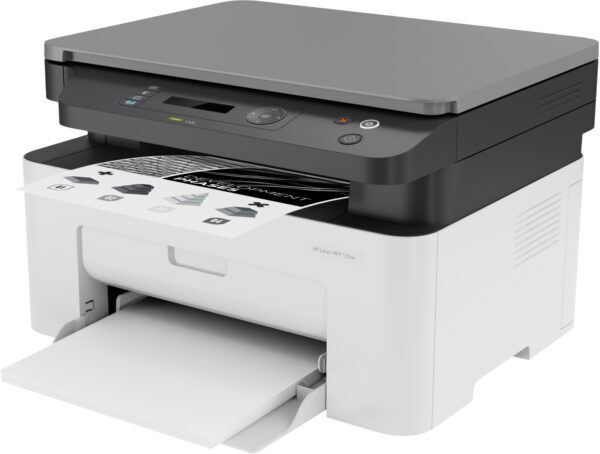 Laser 135w Inalámbrico Multifunction Blanco y negro Impresora, Fotocopiadora, escáner Dúplex