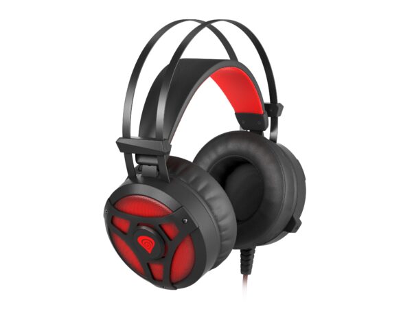 Neon 360 Auriculares Alámbrico Diadema Juego Negro, Rojo