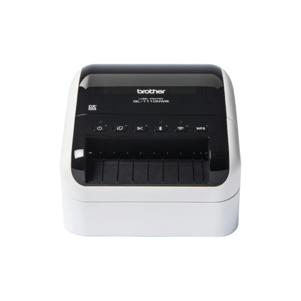 QL-1110NWB impresora de etiquetas Térmica directa 300 x 300 DPI 110 mm/s Inalámbrico y alámbrico Ethernet DK Wifi Bluetooth