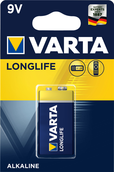 Longlife Extra 9V Batería de un solo uso Alcalino
