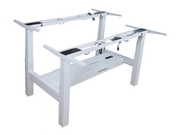 650830 estructura regulable para escritorio Eléctrico 4 pata(s) Gris