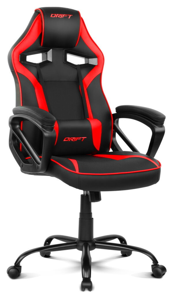 DR50 Silla para videojuegos de PC Asiento acolchado tapizado Negro