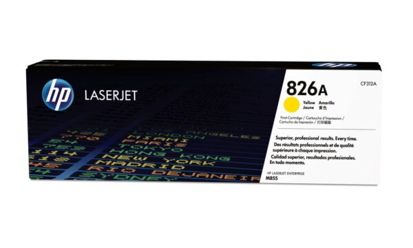 Cartucho de tóner original LaserJet 826A amarillo