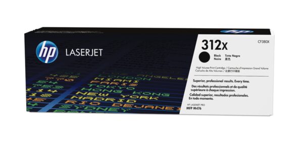 Cartucho de tóner de alta capacidad 312X negro para LaserJet