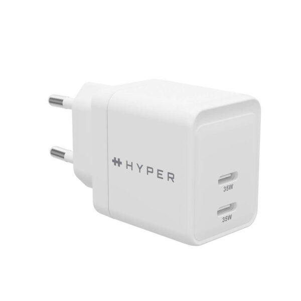 HJG35EU cargador de dispositivo móvil Auriculares, Auriculares, Smartphone, Ver Blanco Corriente alterna Carga rápida Interior