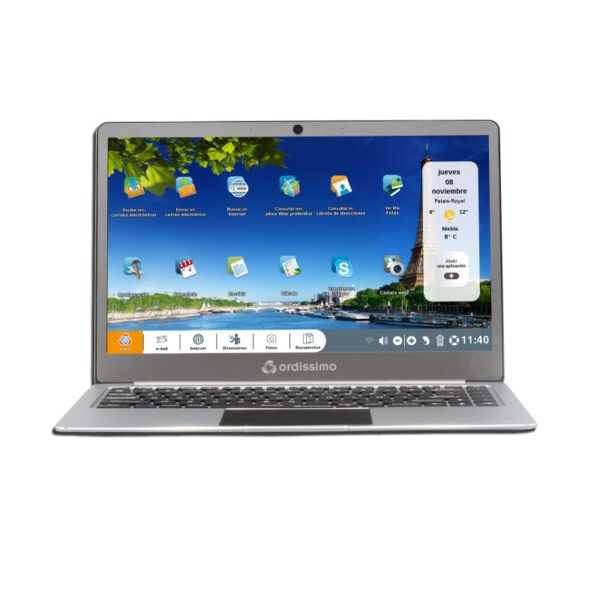 ART0371-ES ordenador portatil Intel® Celeron® N4000 Portátil 35,6 cm (14") Full HD 4 GB DDR4-SDRAM 64 GB eMMC Wi-Fi 5 (802.11ac) Plata