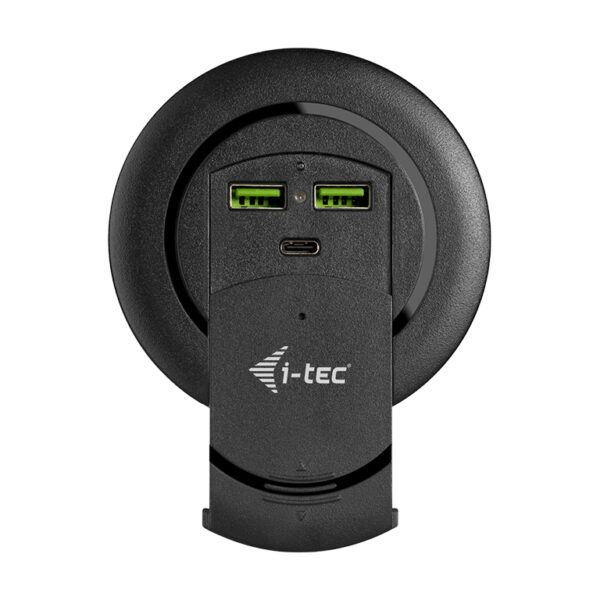 Built-in Desktop Fast Charger, USB-C PD 3.0 + 3x USB 3.0 QC3.0, 96 W