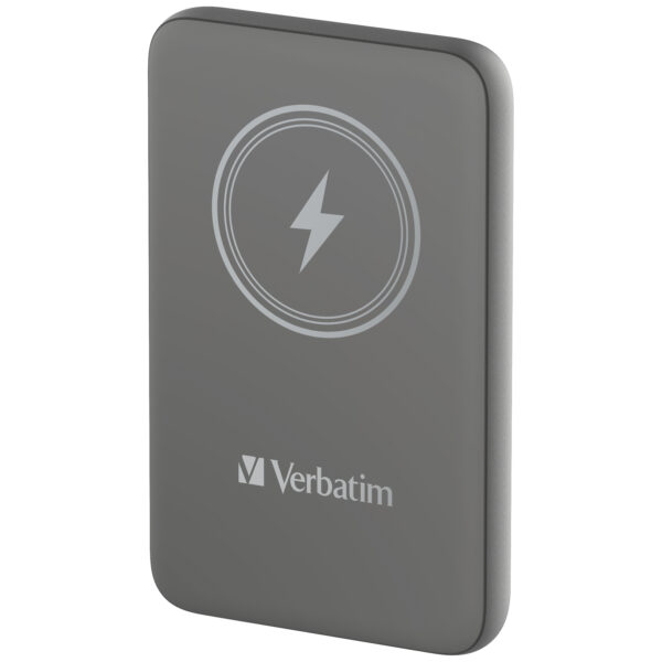 Charge 'n' Go Polímero de litio 10000 mAh Cargador inalámbrico Gris