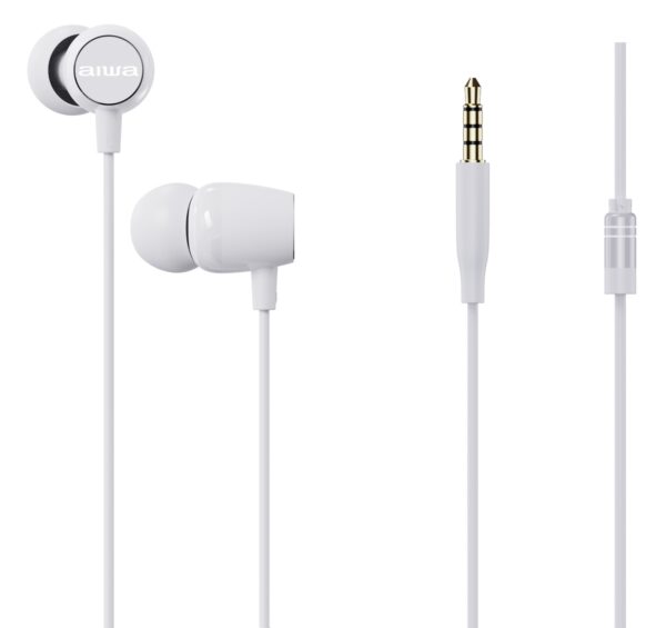 ESTM-20WT auricular y casco Auriculares Alámbrico Dentro de oído Llamadas/Música/Deporte/Uso diario Blanco