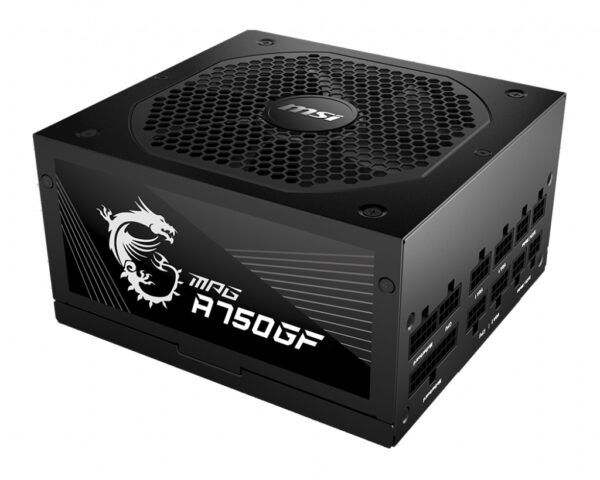 MPG A750GF unidad de fuente de alimentación 750 W 24-pin ATX ATX Negro