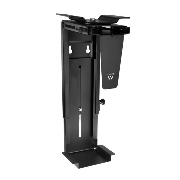 EW1293 soporte de CPU Soporte para instalación de CPU bajo mesa Negro