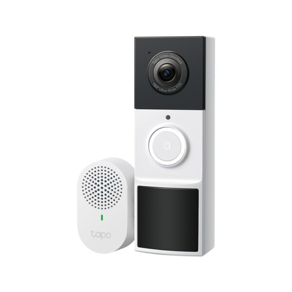 Tapo Video Doorbell Camera Negro, Blanco