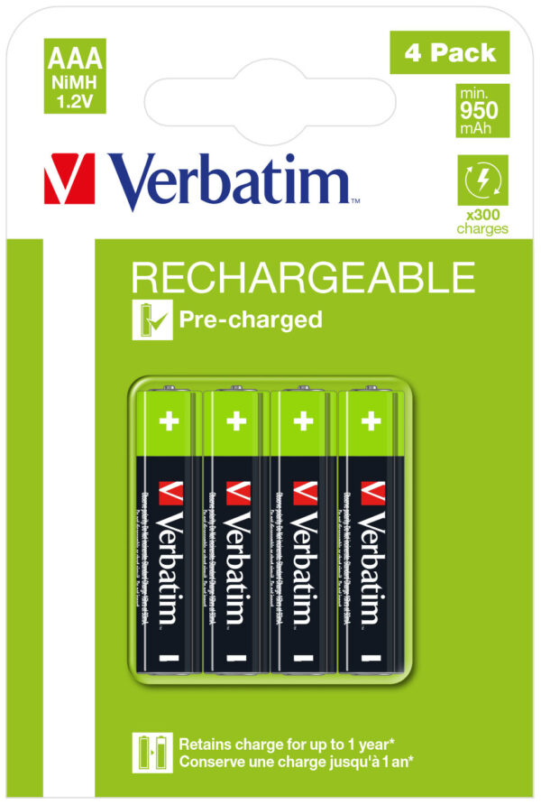 49514 pila doméstica Batería recargable AAA Níquel-metal hidruro (NiMH)