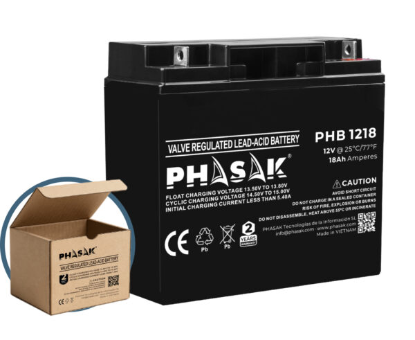 Batería 12V 18Ah  PHB 1218