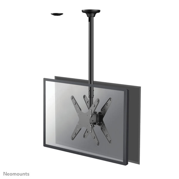 FPMA-C340DBLACK Soporte de techo para doble monitor/TV 32-75" - alt. 106-156 cm