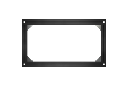 DS-DL116033W kit de montaje Negro Aluminio