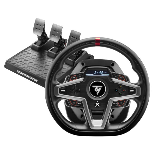 T248 Negro USB Volante + Pedales Analógico/Digital PC, PlayStation 4, PlayStation 5