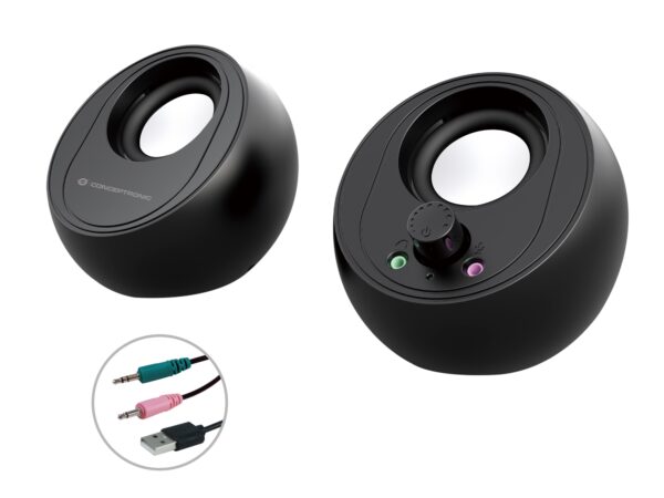 BJORN01B altavoz De 2 vías Negro Inalámbrico y alámbrico 10 W