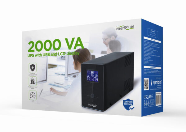 EG-UPS-035 sistema de alimentación ininterrumpida (UPS) Línea interactiva 2 kVA 1200 W 5 salidas AC