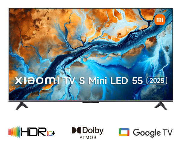 TV S Mini LED 55 2025 139,7 cm (55") 4K Ultra HD Smart TV Wifi Negro 1200 cd / m²