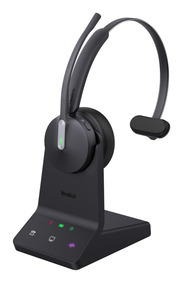WH64 Mono UC Auriculares Inalámbrico Diadema Oficina/Centro de llamadas USB Tipo C Bluetooth Negro
