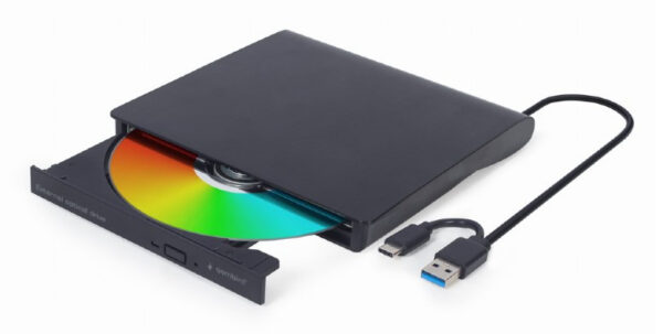 DVD-USB-031 unidad de disco óptico Interno DVD±RW Negro