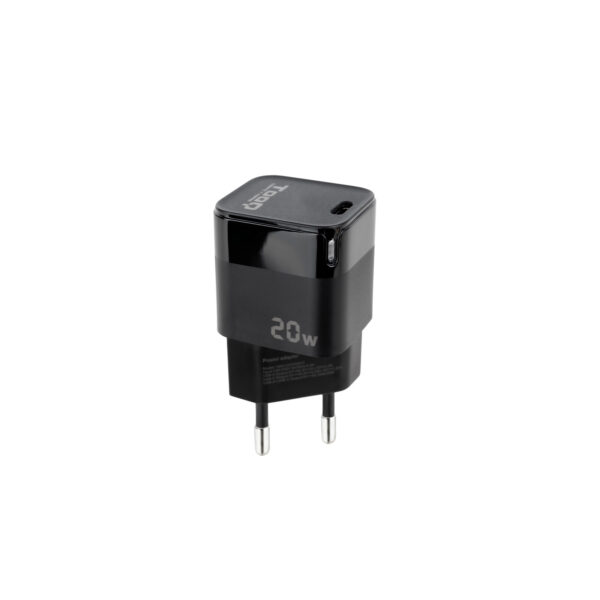 TQWC-PD20 cargador de dispositivo móvil Universal Negro Corriente alterna Carga rápida Interior