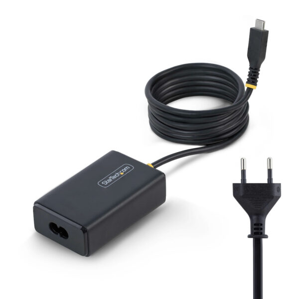 165LE-USB-C-CHARGER adaptador e inversor de corriente Interior 65 W Negro