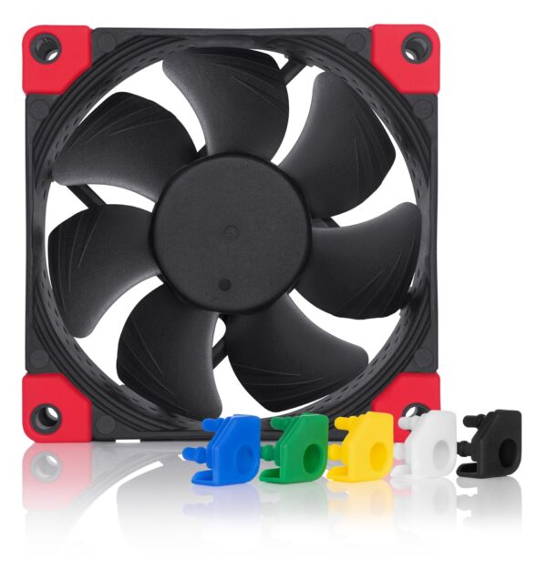 NF-A8 PWM CH.BK.S sistema de refrigeración para ordenador Carcasa del ordenador Ventilador 8 cm Negro