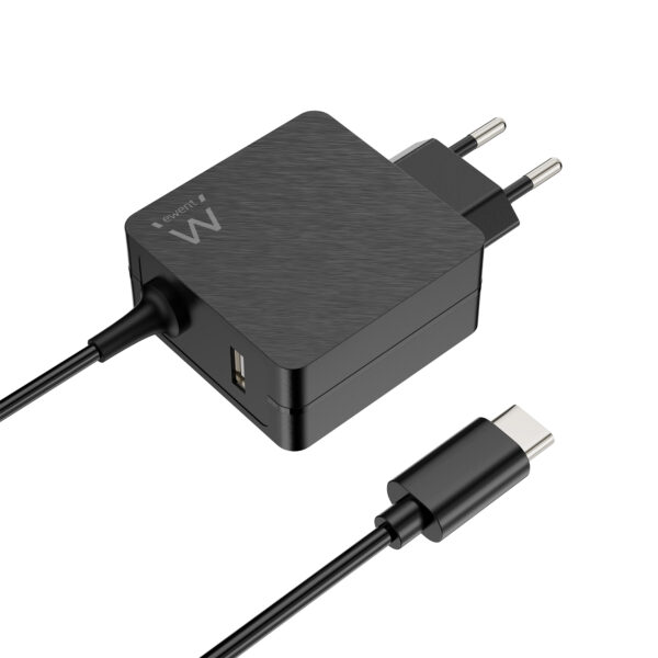 EW3979 cargador de dispositivo móvil Portátil Negro Corriente alterna Carga rápida Interior