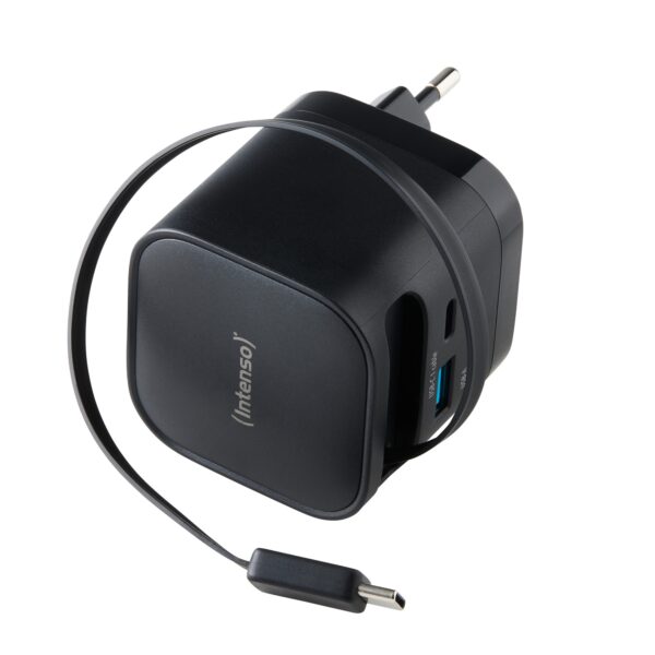 7806520 adaptador e inversor de corriente Interior 65 W Negro