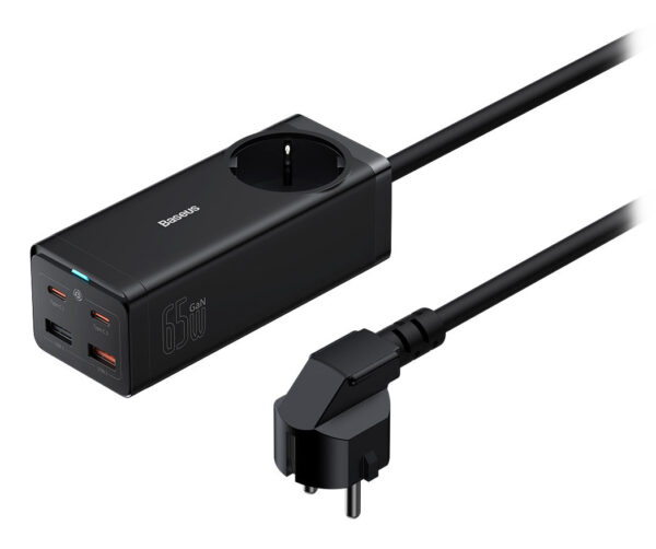 PSZM000901 adaptador e inversor de corriente Interior 65 W Negro