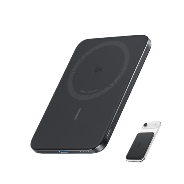 A1665 5000 mAh Cargador inalámbrico Negro